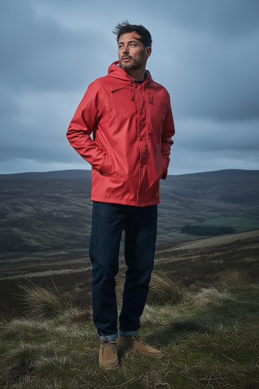 Ciré mixte zippé à capuche