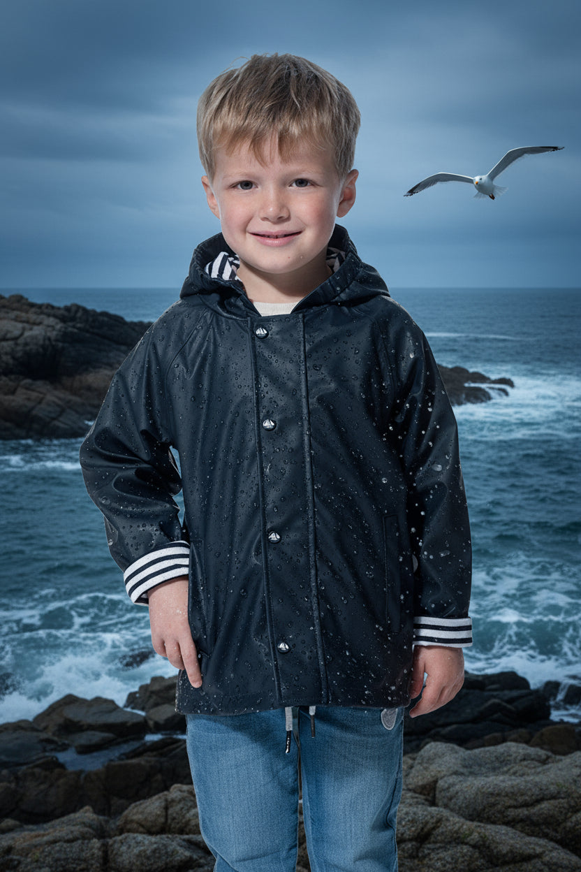 Ciré enfant zippé à capuche 1an à 4ans