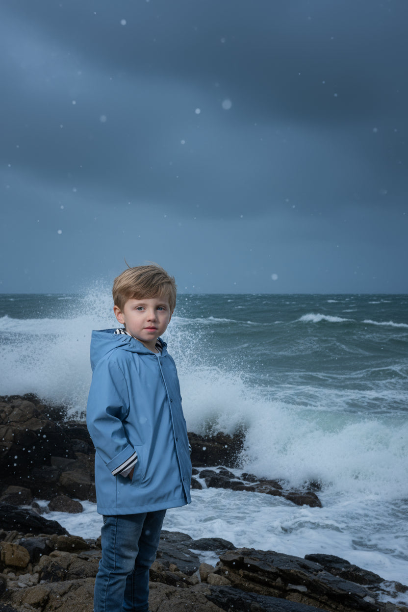 Ciré enfant zippé à capuche 1an à 4ans